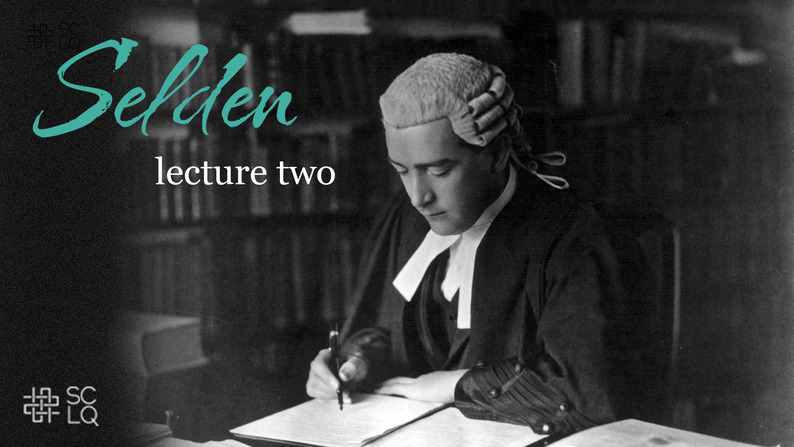 A picture of Robert Menzies with the text 'Selden Lecture two